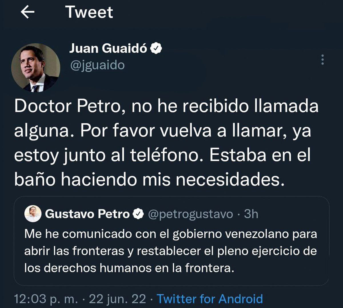 Hablo <a href="/jguaido/">Juan Guaidó</a> 😂😂😂