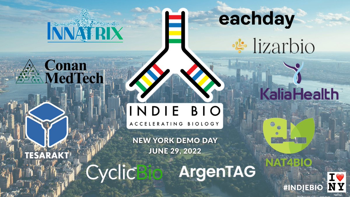 spchambers007's tweet photo. Only a week to go for @indbio NY #4 #demoday 🚀

Wed June 29 @GramercyTheatre live/virtual 
Doors open 5pm

Come meet our innovative companies in #agtech #biotech #climatetech #healthtech #sustainability #planetaryhealth

#builtbySOSV
@SOSV

#NY #NYC

🎟️https://t.co/xp1wD2Cxnb https://t.co/cGJR7LPimV