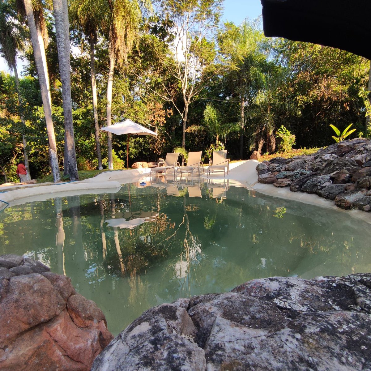 ral_acua's tweet photo. Recién Inaugurado en Piribebuy "Piriland" tenes 3 mono ambientes diferentes, con piscina natural, arroyo. Todas las comodidades y precios desde 300 en base doble. Tienen que anotar en su lista de lugares a visitar. 🇵🇾👏🏻 https://t.co/v3RffscZzm