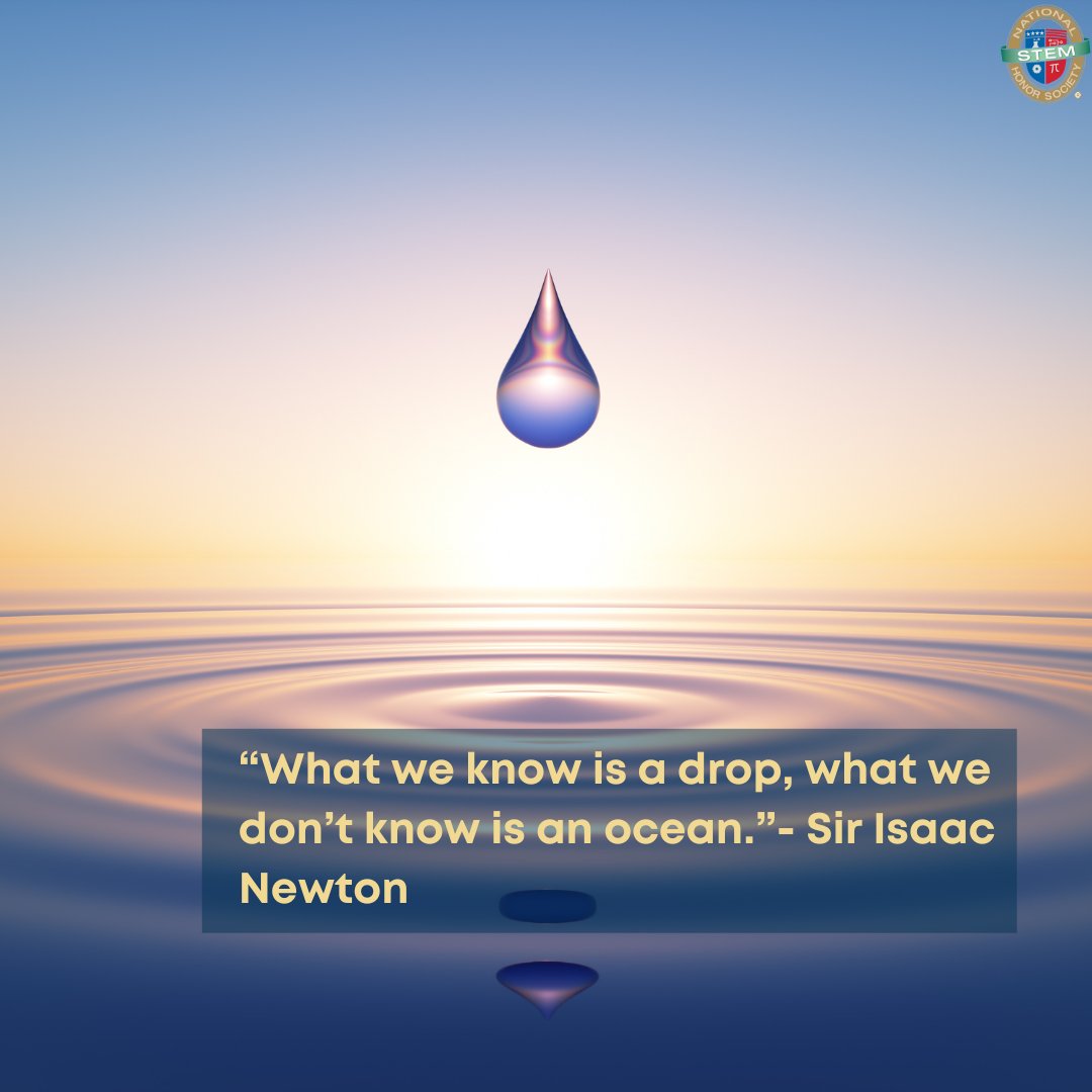 NSTEMHS's tweet image. For students to appreciate what they don’t know and then discover, keep learning 💻 and research different STEM subjects✨.

Are you looking to inspire and recognize STEM excellence? Visit our website at nstem.org! Questions? Contact us via DM!

#nstem #stemquote