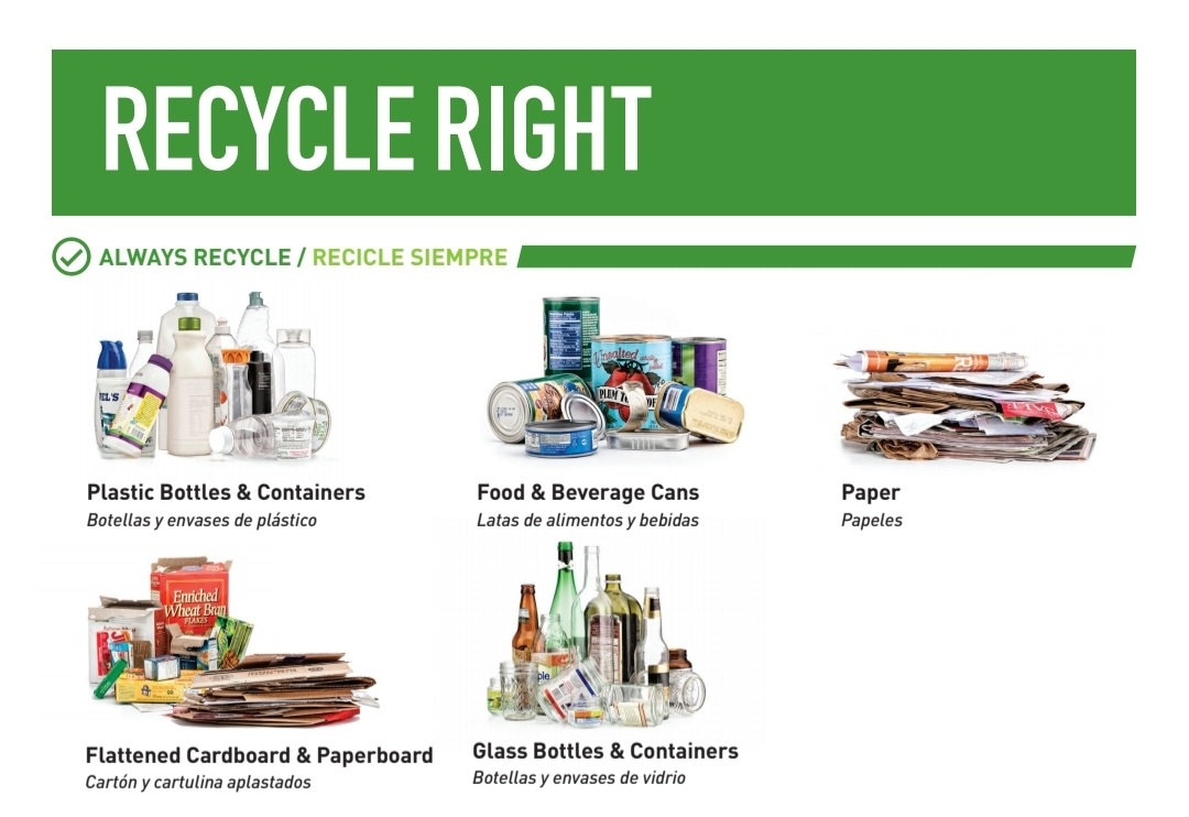 wm_nev's tweet photo. ♻️ When placing items into your recycling, keep in mind WM's Three Rules of Recycling. 1️⃣. Recycle clean bottles, cans, paper, cardboard, and glass. 2️⃣. Keep food and liquid out of your recycling. 3️⃣. No loose plastic bags and no bagged recyclables. https://t.co/01XYhF6Cq8