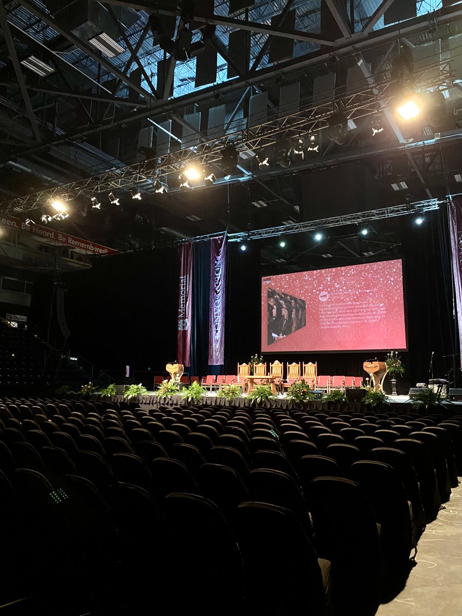 MemorialU's tweet image. Memorial’s postponed convocation continues at the Mary Brown’s Centre, St John’s. Congratulations, all graduates!! 🎓#MUNgrad @MemorialUAlumni
