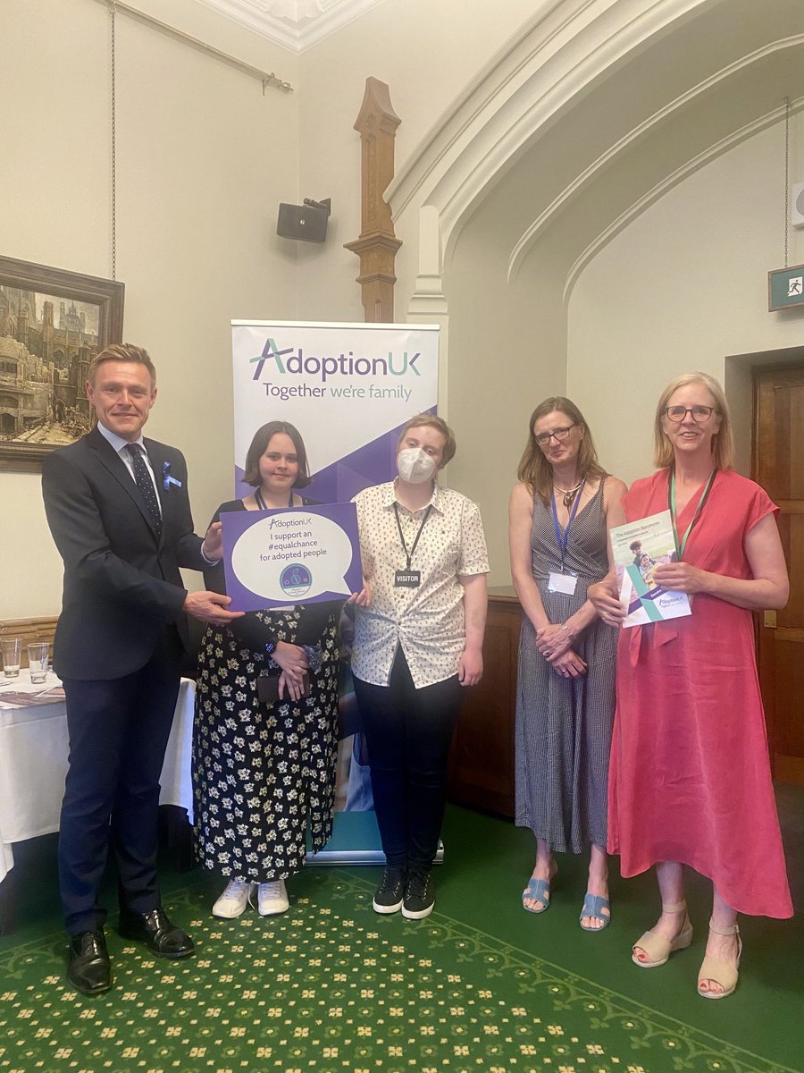 Fantastic day launching #adoptionbarometer22 with adopted people, adopters, sector leaders and ⁦<a href="/willquince/">Will Quince</a>⁩ ⁦<a href="/helenhayes_/">Helen Hayes 💙🌹</a>⁩