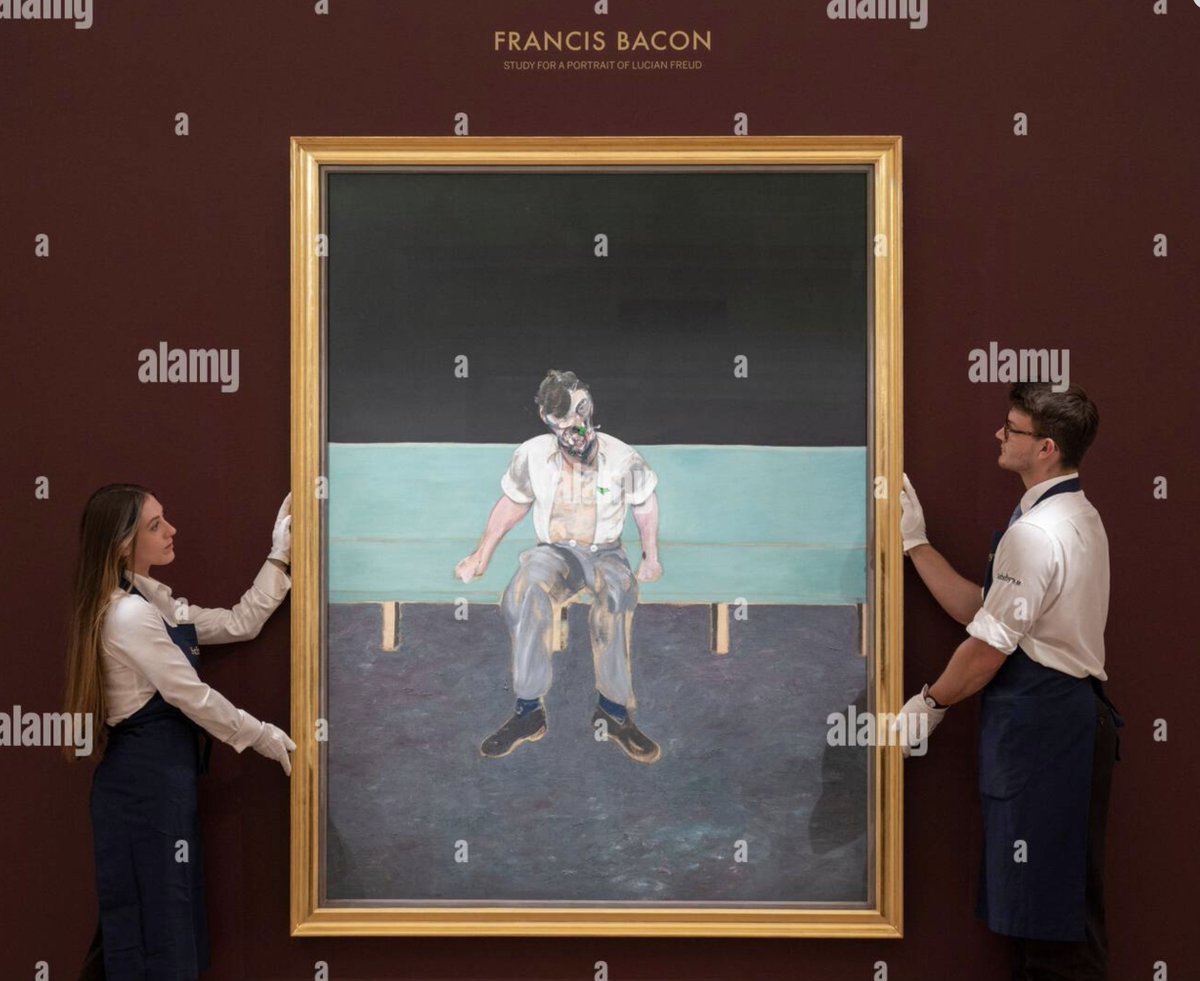 malcolmpark30's tweet photo. 22.6.22. Evening Auction preview @Sothebys #London @Alamy_Editorial #FrancisBacon, #GilbertandGeorge, #AndyWarhol, #DavidHockney and many more #JubileeSeason #ModernandContemporary #art https://t.co/aPPUwOL7cn