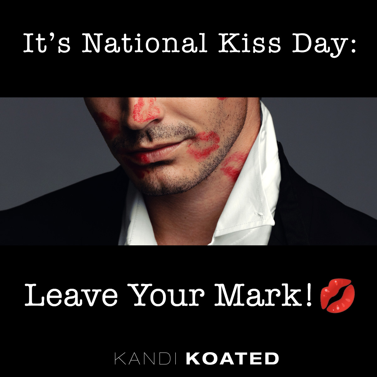 Freshen up that #lipstick and give your boo something to remember you by this #nationalkissday !😘
