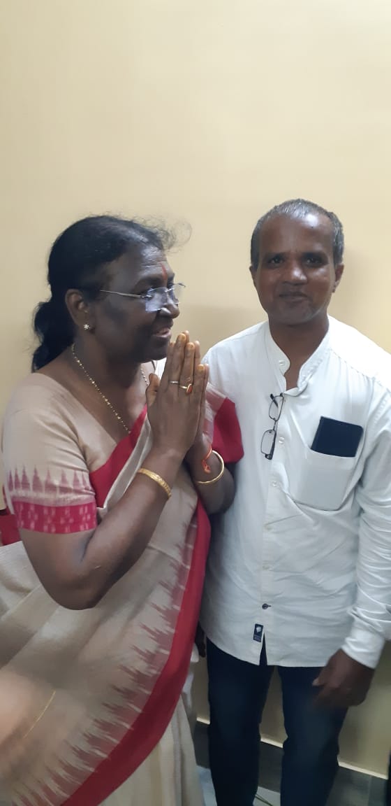 ErBijayKumarDas's tweet photo. Today with Presidential candidates of India Draupadi Murmu https://t.co/xHAFZOcpUY