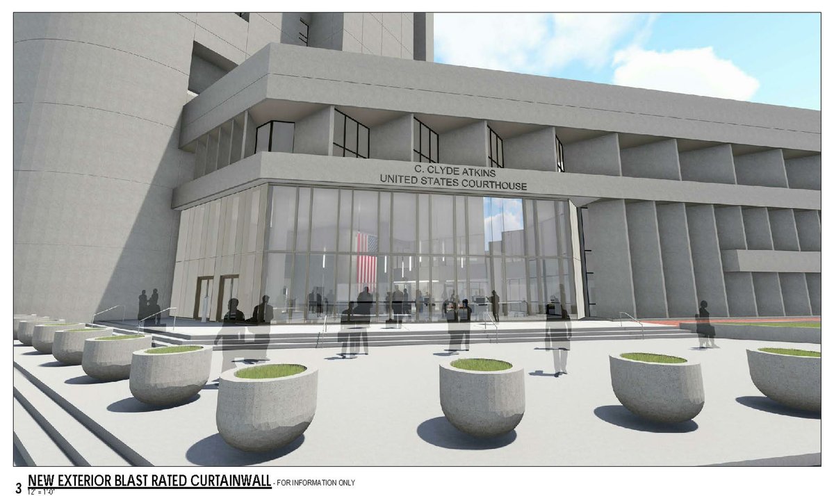 New projects on the boards at Critical Path! CLYDE ATKINS COURTHOUSE, Miami, FL - The project involves the approximate +/-10,894sf expansion, renovation, and security upgrade to the existing 1st-floor entry lobby.
U.S. General Services Administration
Architect: TTV architects
