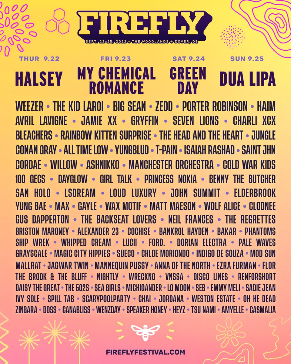 so good out this Friday and we got a surprise! we’re picking one of y’all to get two free passes to firefly festival! use the presave link in our bio to enter!🥀🍷