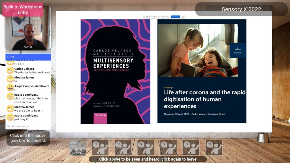 SENSORYX at ACM IMX tweet media