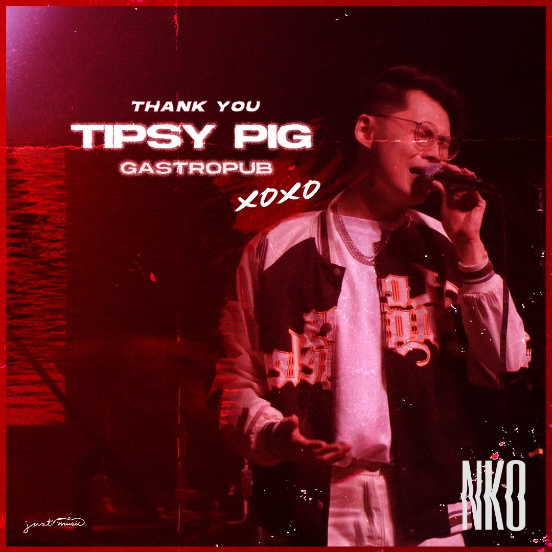 musicbynko's tweet photo. Had a bang last last night at @tipsypig_ph! 💥

Got a little extra with my songs after giving out shots to my fam at Tipsy Pig PH!  

See you tom at Corte Supreme Club QC xx https://t.co/9flR7R3Eh7