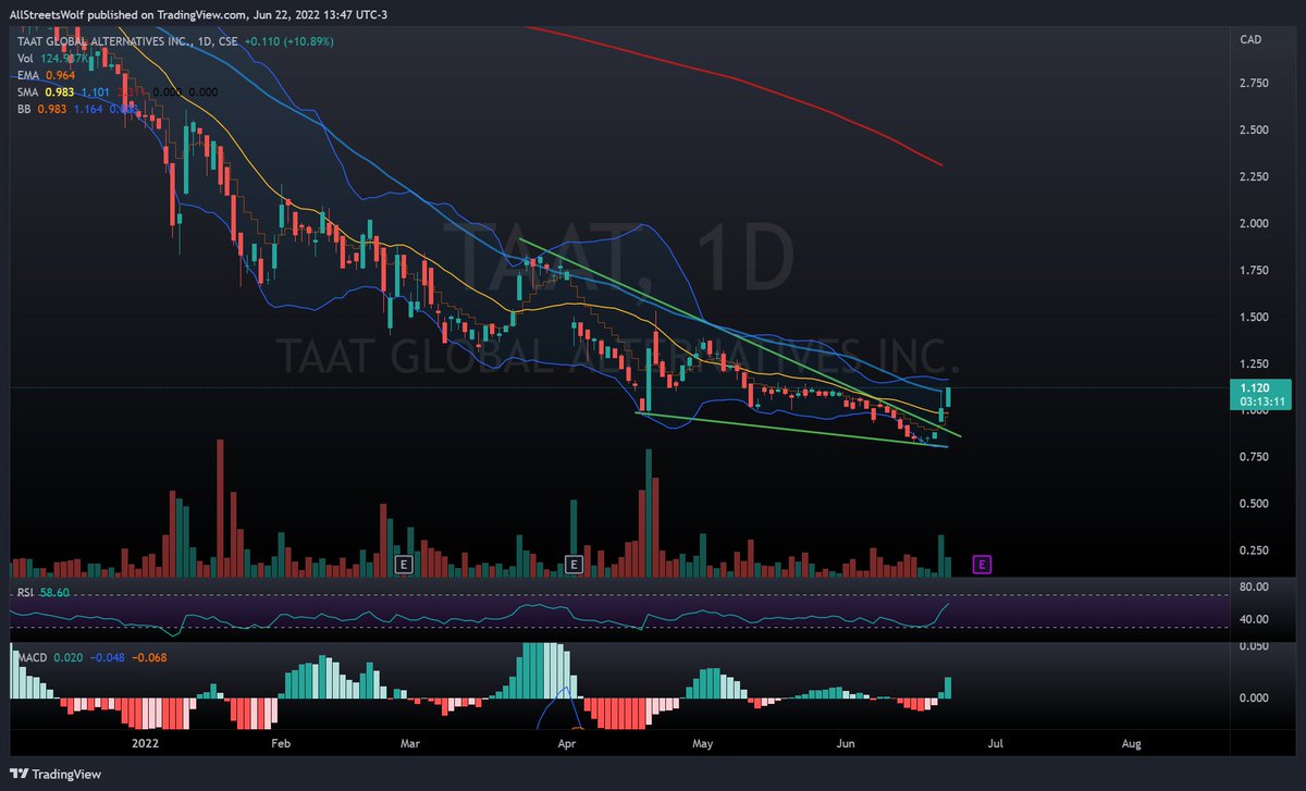 Bullish for $TAAT.C <a href="/TAATGlobal/">TAAT Global</a>