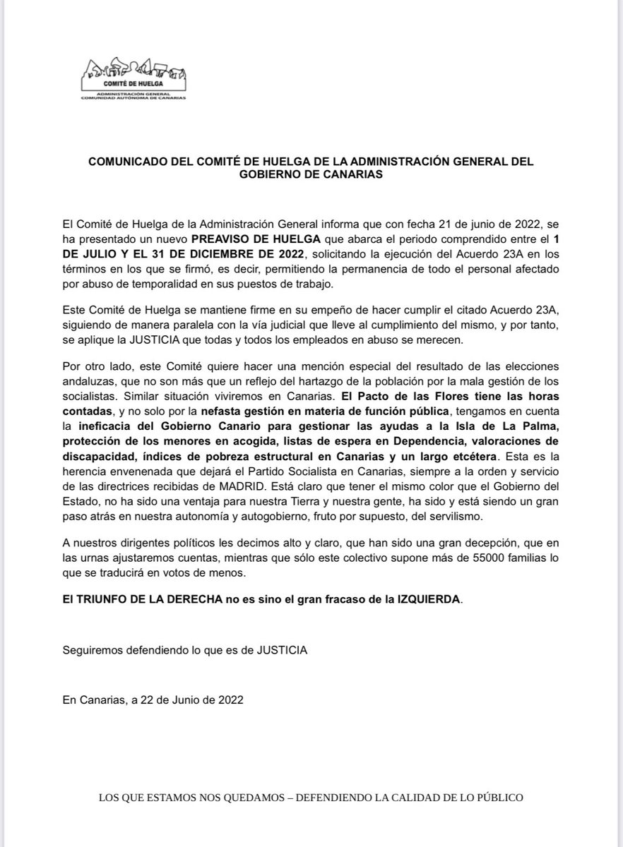 PEFRALCA informa
#PermanenciaYa #ConMiPuestoNoSeJuega #SeguimosEnHuelga Por #JusticiaLaboral