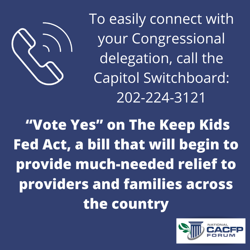 Support The Keep Kids Fed Act: Tier 1 for another year for #familychildcare, 10 additional cents per meal for #childcare and more for child nutrition in schools and child care! shorturl.at/fpFJL #CACFP #NSLP #waivers