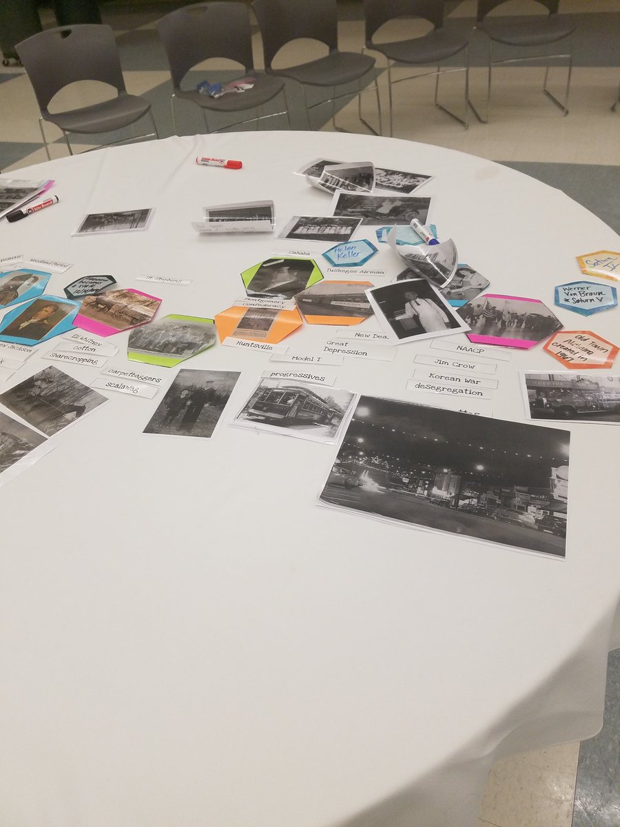 MsPinsonGES's tweet photo. Hexagonal thinking using primary sources for the win. Definitely implementing this idea this upcoming school year. 😍 #AHITalladega2022 https://t.co/bxZPcYNS60