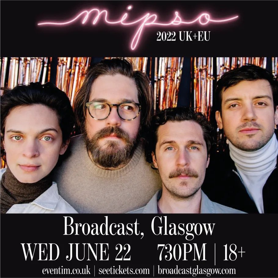 IronManRecords's tweet photo. Come and see Mipso + Steve Grozier + Morven and the McArdles play at Broadcast, Glasgow on Wednesday 22nd June 2022. AGE 18+ DOORS 7PM. Mipso onstage 8.45pm. https://t.co/HnX7BPiYqE follow @mipsomusic #Mipso #Americana #Glasgow #Music https://t.co/JuLFBIFzIE