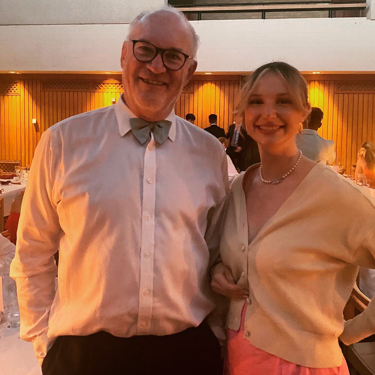 What a week. Four days of rowing May Bumps, Boat Club Dinner and last night enjoyed another for the end of year Sports Awards with the opportunity to meet Fitz alumni journalist, broadcaster, commentator and Welsh Rugby International <a href="/EddieButlerBBC/">Eddie Butler</a>. Thanks for the photo Eddie!