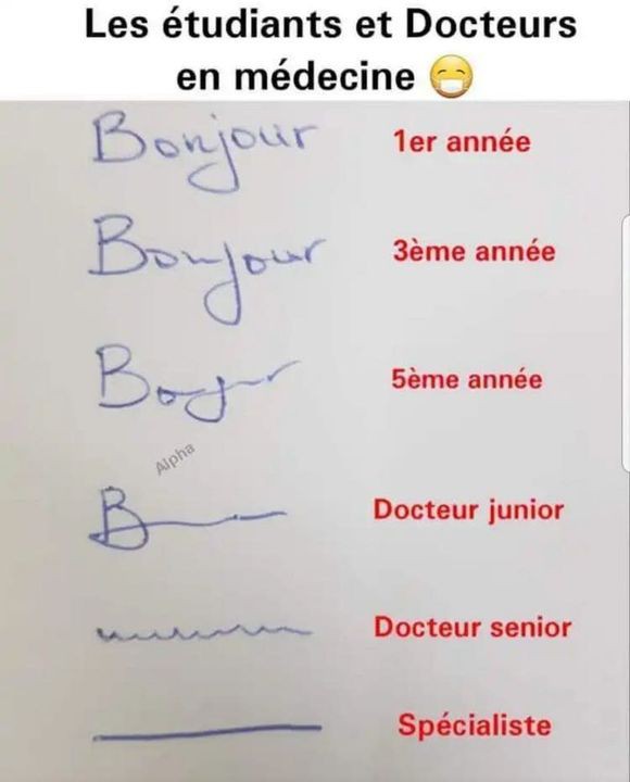 Nuitsauvage's tweet photo. Tellement vrai 😉😉
A chaque fois devant l'ordonnance 
Je suis perdu 😁😁😁 https://t.co/79fYJ7ozFA