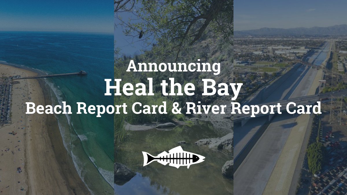 HealTheBay's tweet photo. We just posted our annual scientific reports on bacterial-pollution rankings for hundreds of California beaches and dozens of freshwater areas in Los Angeles County. Know where it's safe to go in the water and the areas to avoid due to health risks.
https://t.co/LOlD4YtBWD https://t.co/rVdbTb2qQJ