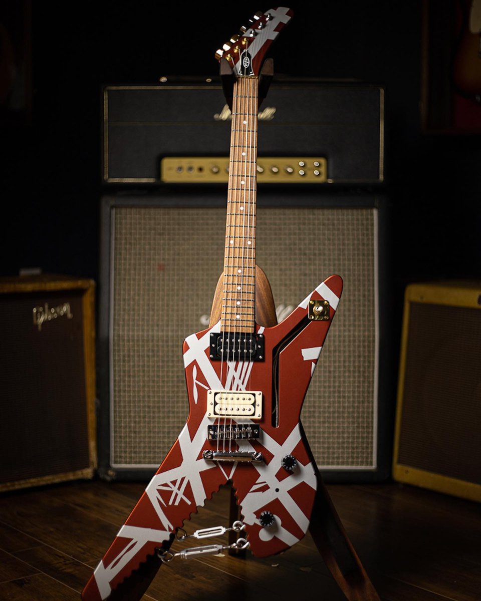 #ExplorerWednesday EVH Striped Series Shark #guitar #EVHGuitars #EddieVanHalen