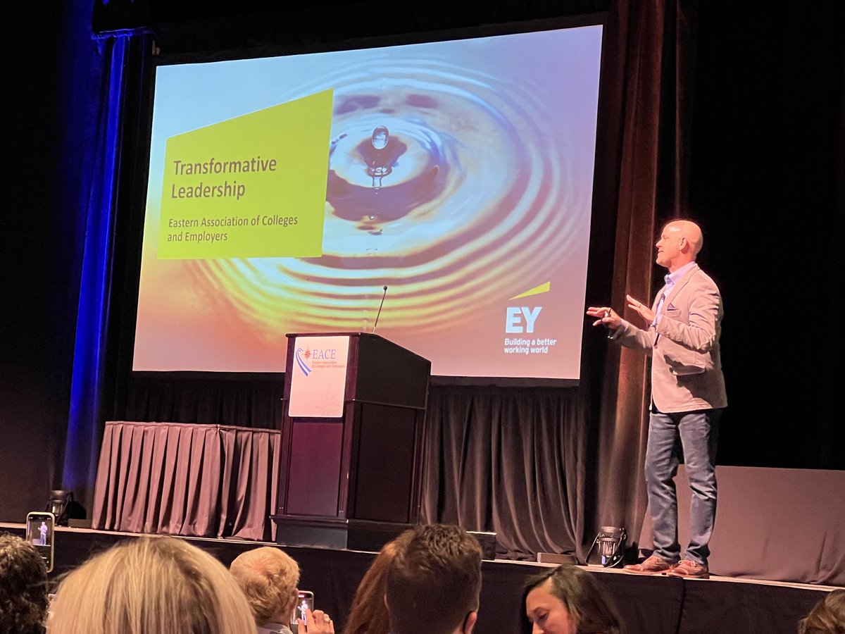 Opening session with Dan Black who is presenting on the value of our profession and transformative leadership. #EACE22 #EACE
