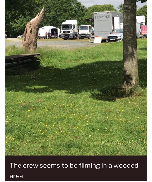 LadyT510's tweet photo. Season 7 BTS Outlander Film Crew
Spotted in Pollock Park in Glasgow
Cast Trailers & everything that comes with filming...
#Outlander #FilmingBTS #Glasgow #Scotland #Outlanderseason7 #OutlanderBTS https://t.co/KQT768kaEf