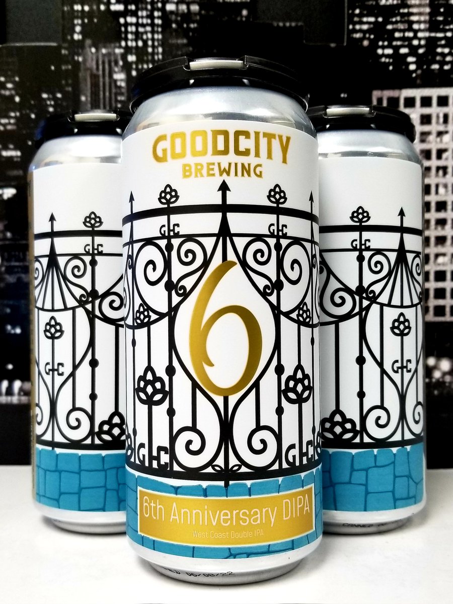 CityViewLiquor's tweet photo. Doin' it in style!
@GoodCityBrewing celebrates 6Years of quality brewing with a Double IPA! #GetCrushin #TimeForAColdOne #HopFueledPartyMachine #WiscoCraft #BrewedLocal #WiBeerWednesday https://t.co/41pjrzDCbU