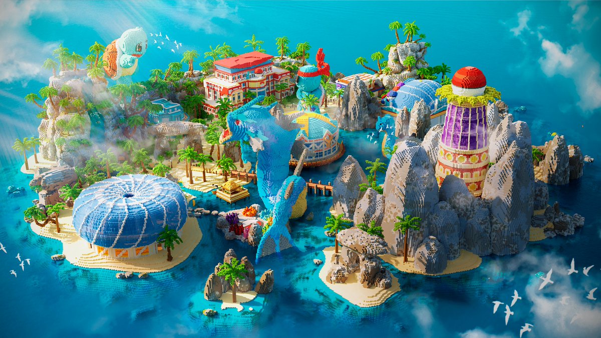 WorldBlocks_MC's tweet image. project finished  😁
Pixelmon Spawn beach 750x750
Render by @LucLucx_ 

more images here: planetminecraft.com/project/pixelm…

#Minecraft  #minecraft建築コミュ  #Minecraft軍事部  #pixelmon
