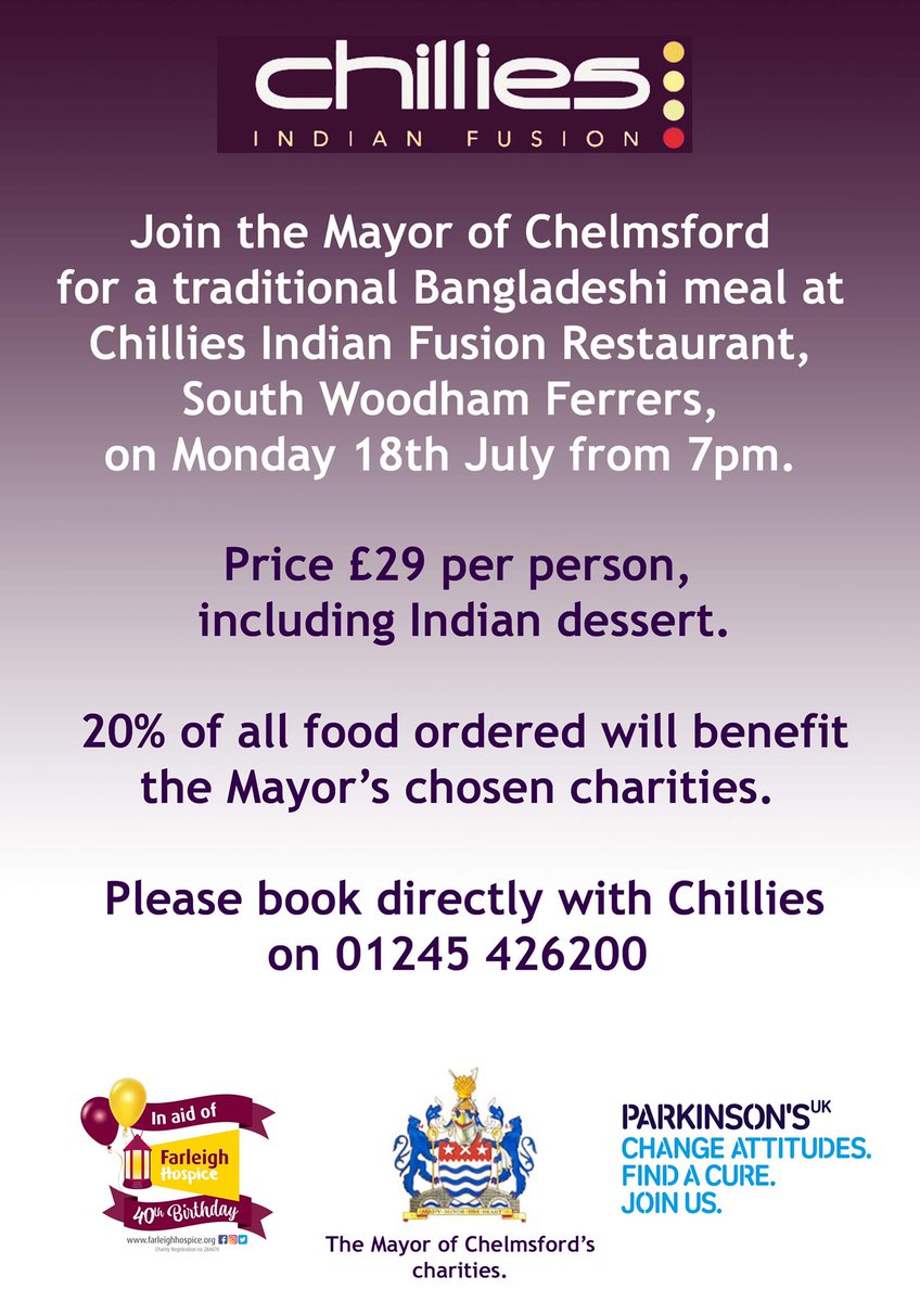 Chillies Restaurant 🌶️ of South Woodham Ferrers (@chilliesfusion) on Twitter photo 