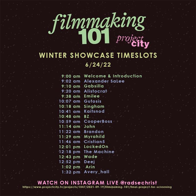 Student animatic screening live on IG this Friday. 