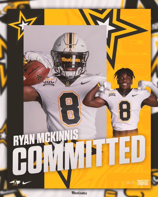 Ryan Mckinnis (@mckinnisryan) on Twitter photo I am PROUD to announce that I’m committed to Appalachian State University! <a href="/DaleJones54/">Dale Jones</a> <a href="/coach_sclark/">Shawn Clark</a> <a href="/AppState_FB/">App State Football</a> <a href="/buford_football/">Buford Football</a> <a href="/Coach_Davis22/">Coach Davis</a> I am PROUD to announce that I’m committed to Appalachian State University! <a href="/DaleJones54/">Dale Jones</a> <a href="/coach_sclark/">Shawn Clark</a> <a href="/AppState_FB/">App State Football</a> <a href="/buford_football/">Buford Football</a> <a href="/Coach_Davis22/">Coach Davis</a>