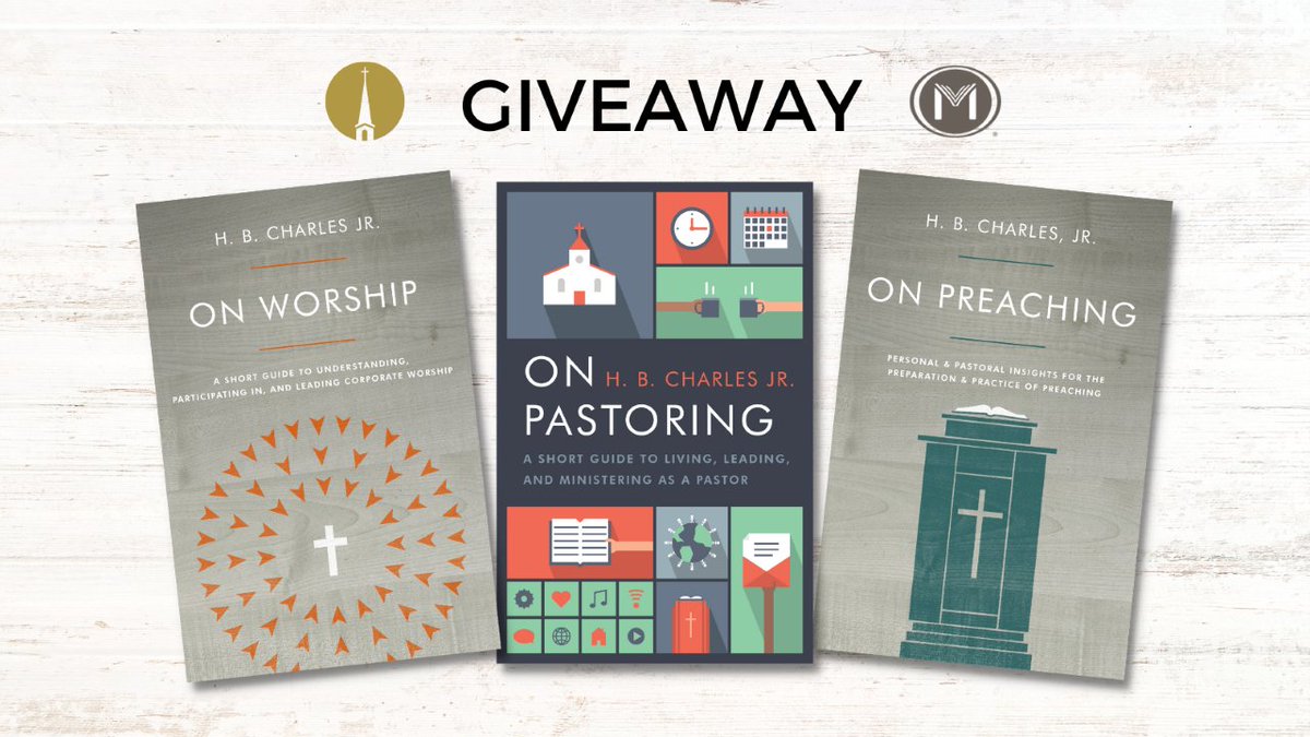 MBTS's tweet photo. We love providing biblically-saturated resources #ForTheChurch. That's why we are giving away On Pastoring, On Preaching, and On Worship by @hbcharlesjr!

FOLLOW @MBTS and @MoodyPublishers + LIKE + RT for a chance to win. https://t.co/uwEziB7FFe
