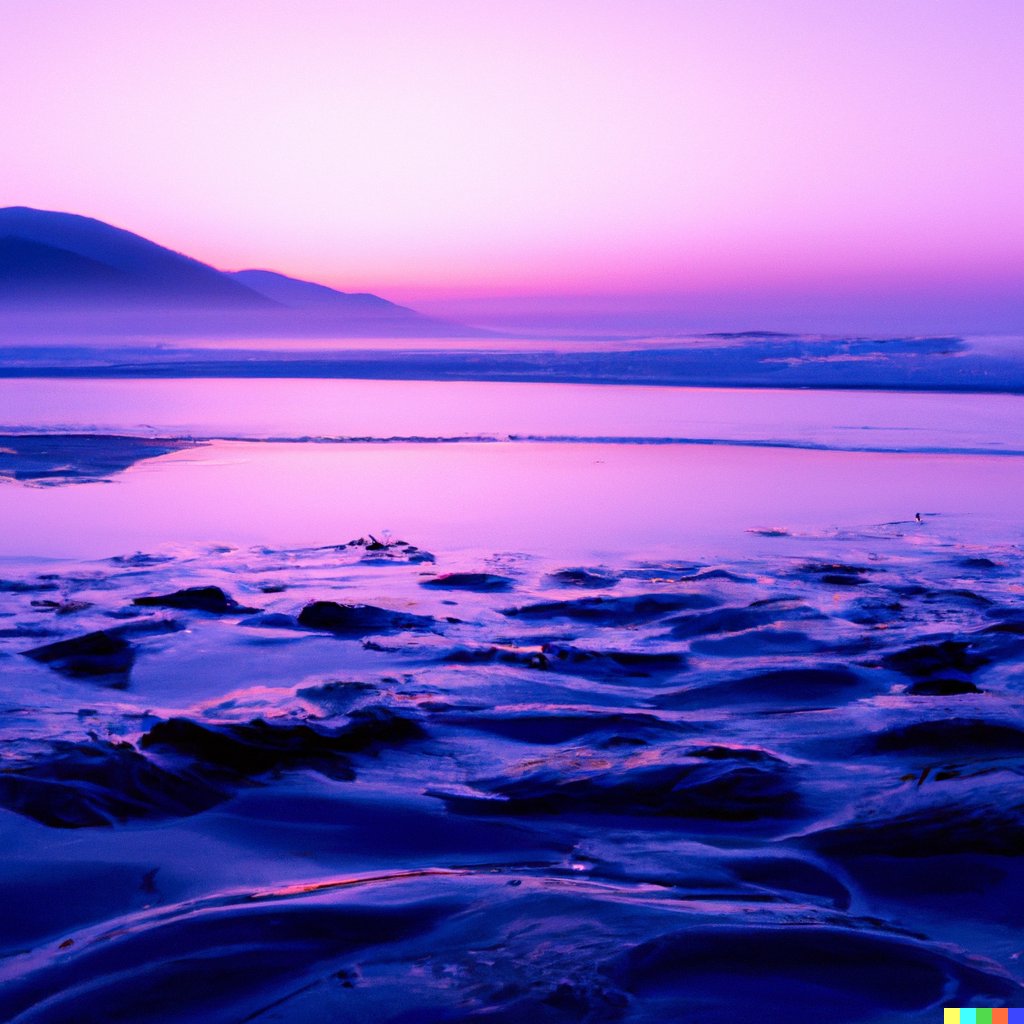 gm "acid neon web3 morning on a Japanese beach" #dalle