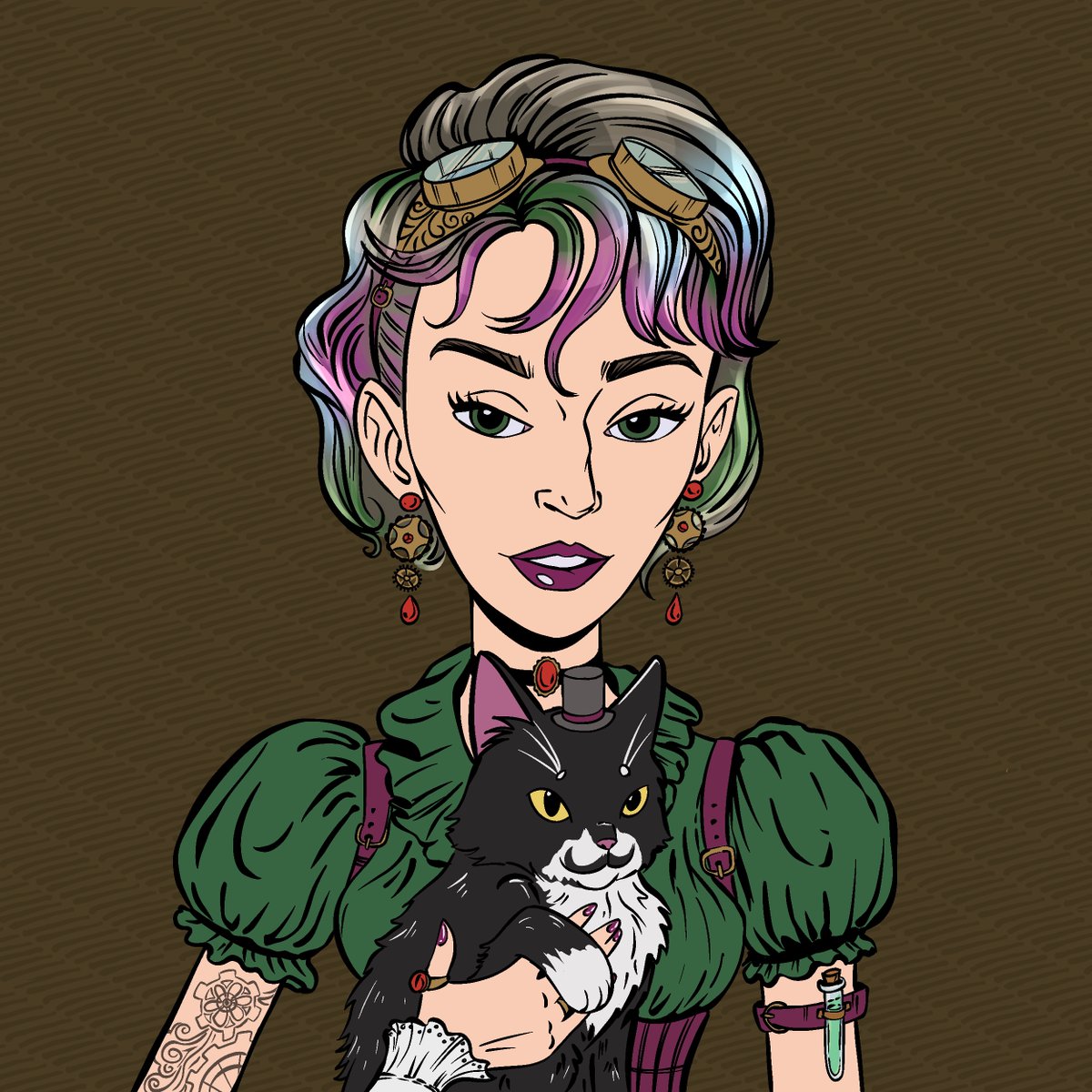 ⚙️New sudden unplanned DROP!⚙️

Hi, dear new girl #12. Vladi and Behemoth (Steampunk'22 special)

o.o5 $eth

Check her story at <a href="/opensea/">OpenSea</a>: opensea.io/assets/ethereu…

#steampunk2022 #steampunk #NFTs #NFTdrop #NFTartwork #NFTartist #NFTfamily #characterdesign