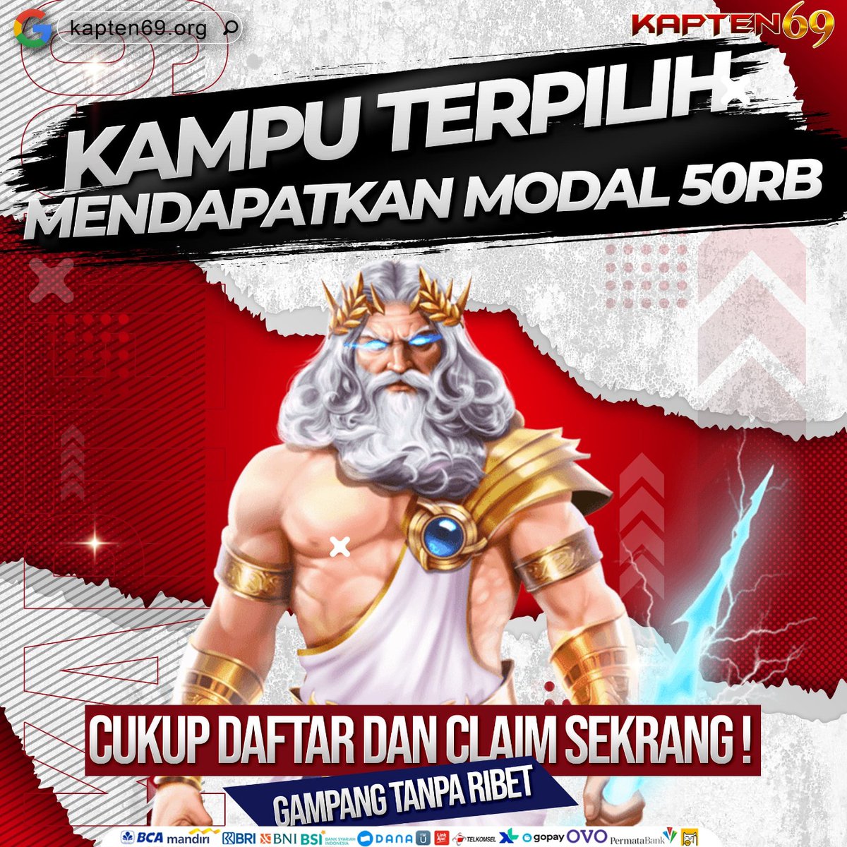 MktTigor2's tweet photo. KAMU TERPILIH MENDAPATKAN MODAL 50RB !!
.

DEPO 50K DAPAT BONUS JADI 100K Buruan dapatkan bonusnya !
Gunakan Kode Referral : LOWONGANPLAYER
.

Ada pertanyaan? 24 JAM selalu ada untuk Bosquh😎!
Hubungi👇
Telegram : https://t.co/Trsck4kx2i

#kapten69 #gameslot #slotgacorkapten69 https://t.co/PibVhXTpMS