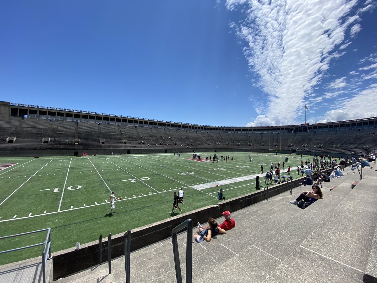 BishopsFootball's tweet photo. Great day out at the @HarvardFootball camp today on our annual east coast trip to the Ivy camps. Thank you @Coach_Johnson76 &amp; the rest of the staff for the hospitality! https://t.co/uU4tzOJhZe