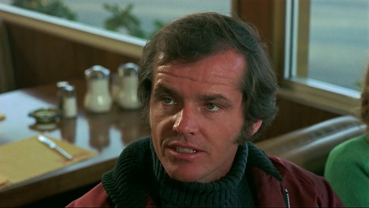 One_PerfectPage's tweet image. Five Easy Pieces (1970) Written by Carole Eastman

Final Draft dated 10/20/1969, Page 63