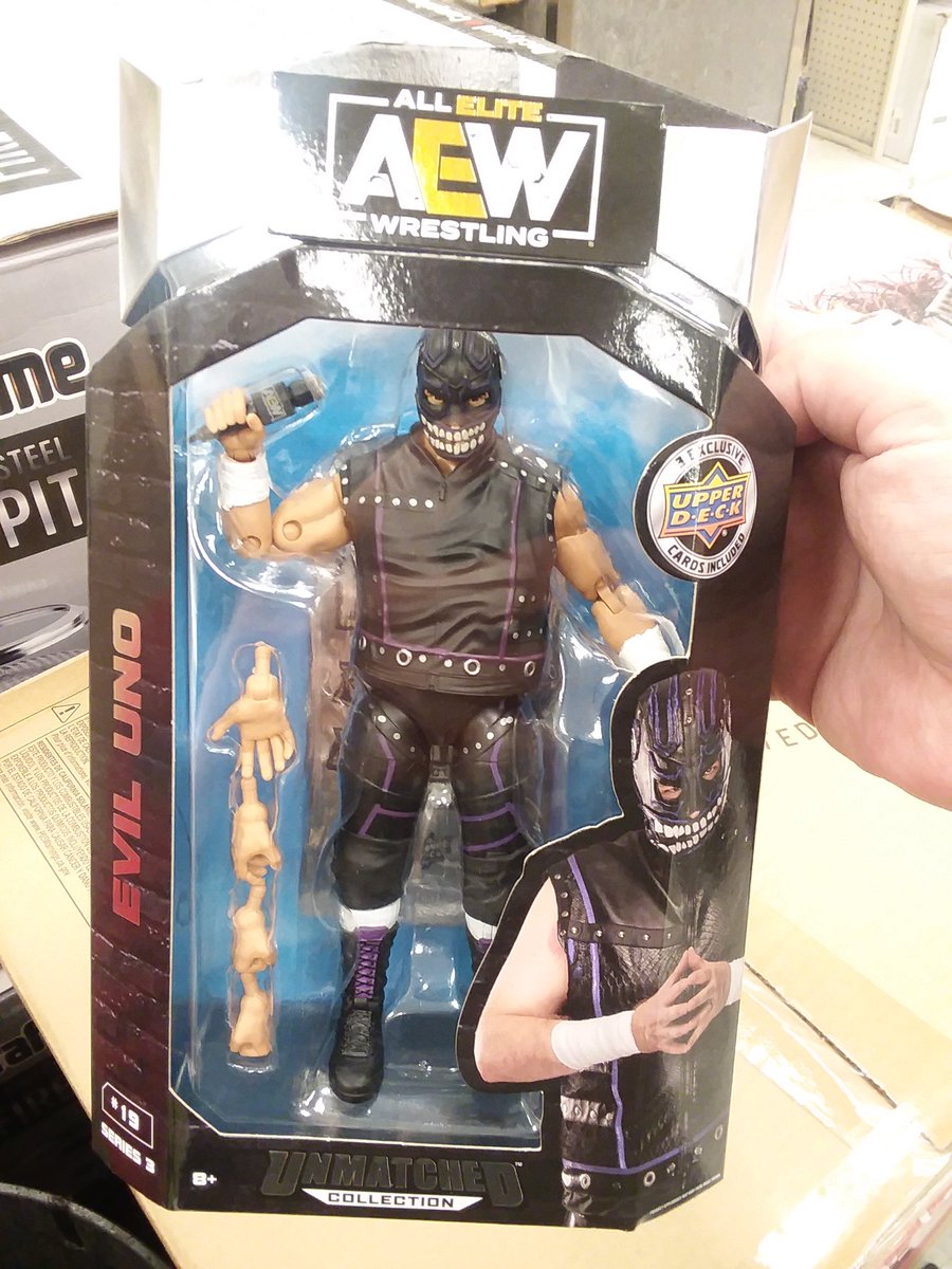 FullMETALDesign's tweet image. And @EvilUno rounds out the collection!
@JoinDarkOrder #DarkOrder #JoinDarkOrder #JDO @AEW @jazwares @AEWbyJazwares #Unmatched 3

#ScratchThatFigureItch