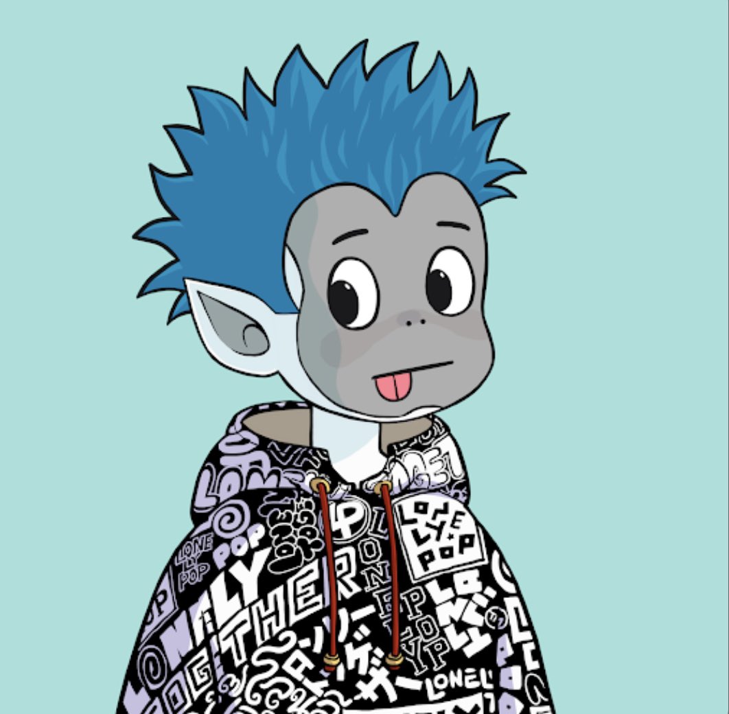CatalinaKatK's tweet photo. @LonelyPopNFT My little alien #4958🥳 https://t.co/bkl59kKvPN