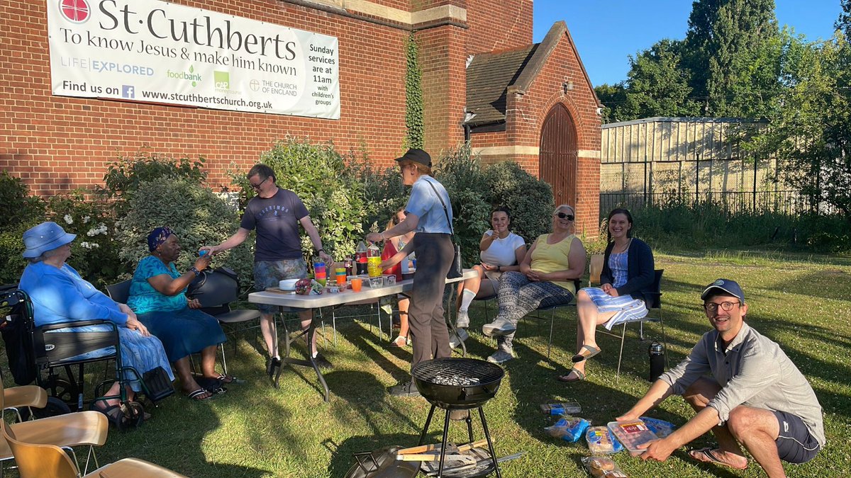St Cuthbert's Church barbecue and Studying God's word #StCuthberts #WoodGreen
