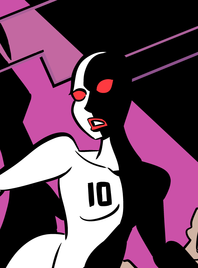「She's a 10 but 」|Dan Schkadeのイラスト