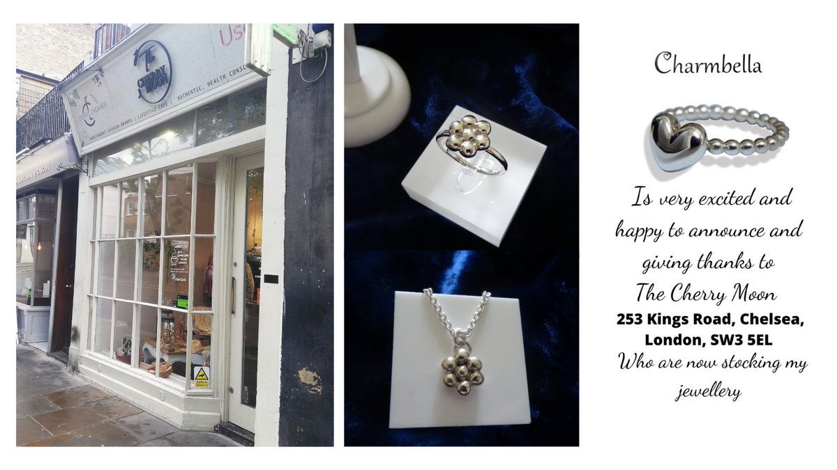 charmbella_'s tweet photo. New stockist @_thecherrymoon latest collection available now #exclusivecollection #handcraftedjewellery https://t.co/XwESRN7vgw