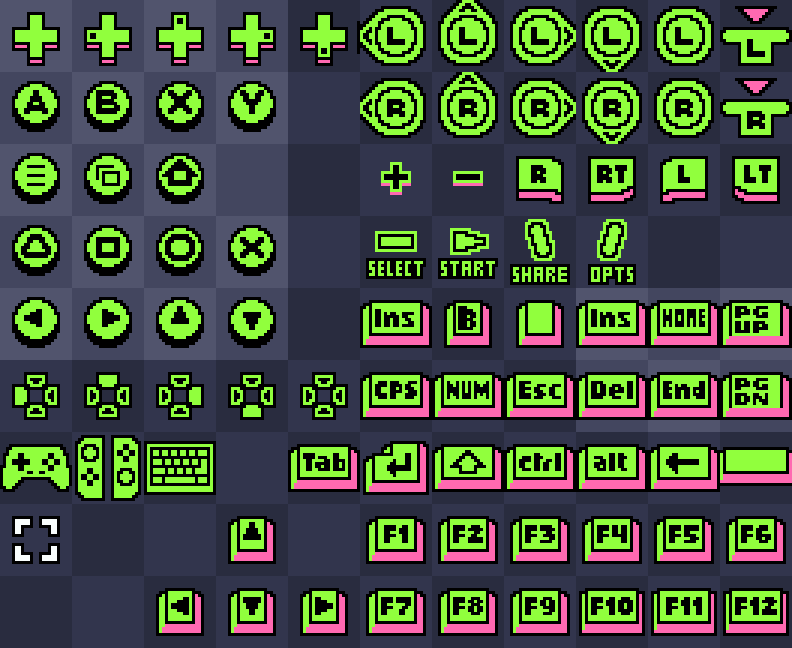 castpixel's tweet photo. controller buttons and icons full set
#pixelart https://t.co/OM3lEIBVIi