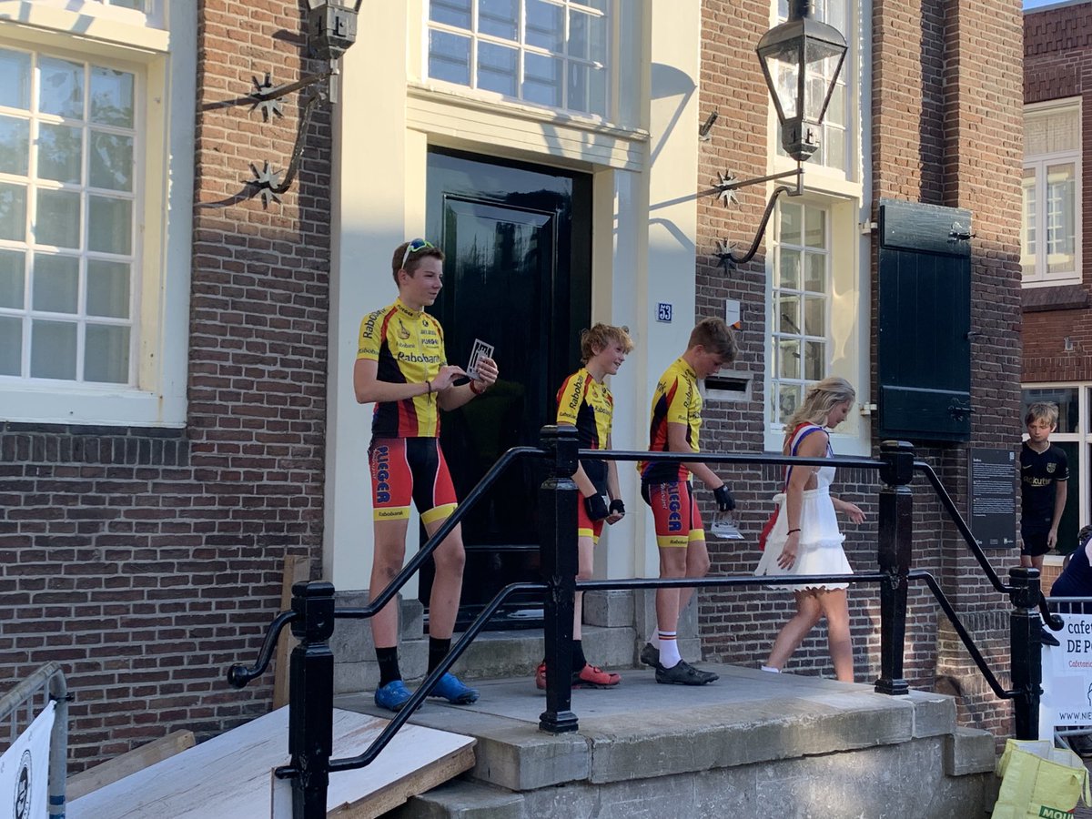 Volledig Jan van Arckel podium bij de oudste categorie jeugd