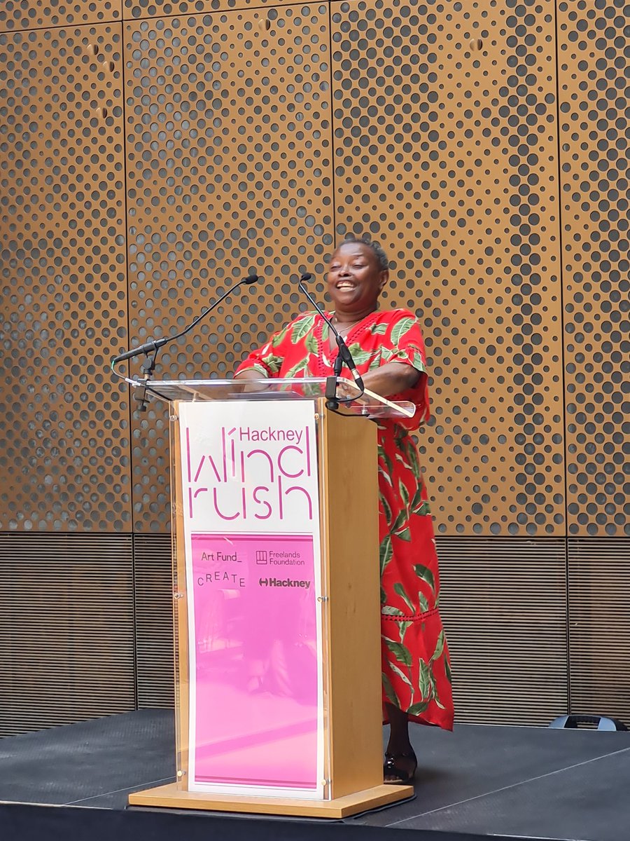 Bold, British, Black &amp; Beautiful just like the #Windrush Generation they celebrate.
So so proud of Hackney today, the team that made it happen, the residents who shaped it &amp; Thomas J Price for working with us to create Warm Shores, a lasting addition to Hackney Town Hall Square