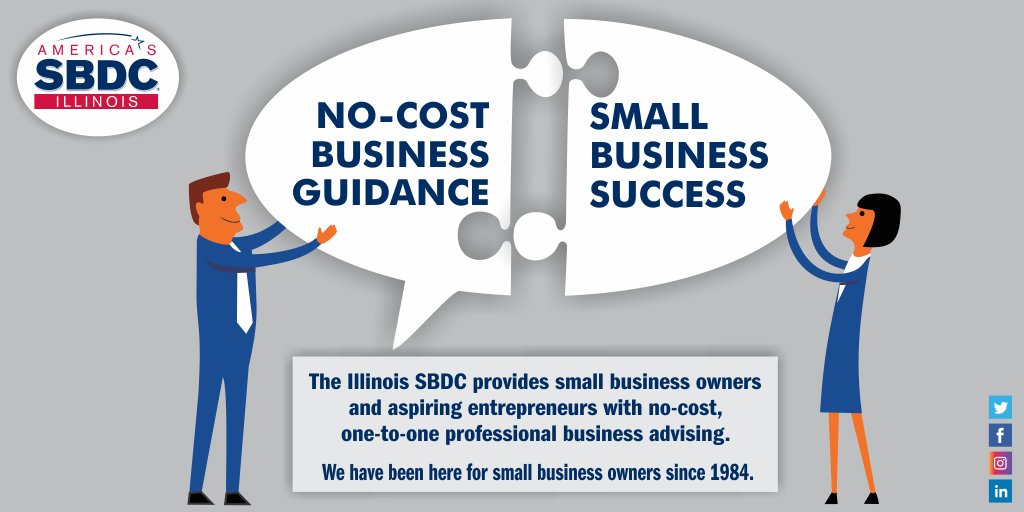 IllinoisSBDC's tweet photo. The #IllinoisSBDC is here to have #conversations and make #connections to #resources that will guide small business owners to #success. Follow us on social media and check out our website. https://t.co/nqqi84XVGU

#StartingConversations #SmallBusinessSupport #TrustedResource https://t.co/H5UkMnzVdi