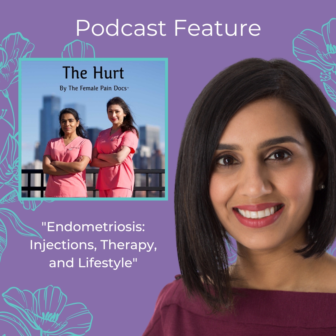 Dr. Tayyaba Ahmed was a guest on The Hurt podcast by <a href="/femalepaindocs/">thefemalepaindocs</a> discussing the facts, myths, and misconceptions on the topic of #endometriosis. Check it out by going to bit.ly/3HBaSyL #pelvicrehabilitation #endo #endowarrior #chronicillness