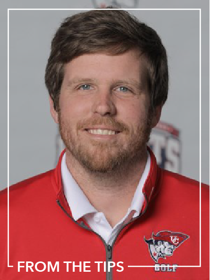 tipsbooks's tweet photo. What do #golf and #basketball have in common? Pick up a copy of #fromthetips to see what Aaron Watkins, @UCumberlands Men’s &amp; Women’s Head Golf Coach, has to say about it. Thanks for the assist, Coach! @UC_Patriots #nomore3putts

https://t.co/WdSRmK3cM8 https://t.co/1ygbtf8Csz