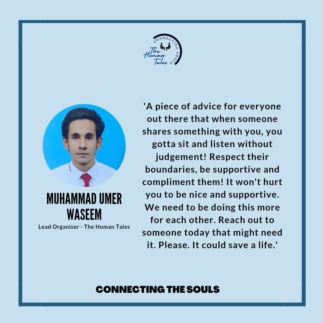 thehumantalespk's tweet photo. Meet the people behind "The Human Tales".
3- Muhammad Umer Waseem is the Lead Organizer of THT who rendered his services to make a change in the society.
#thehumantales #weconnectsouls #THT #karachi #Karachichapter https://t.co/No7NJksz8F
