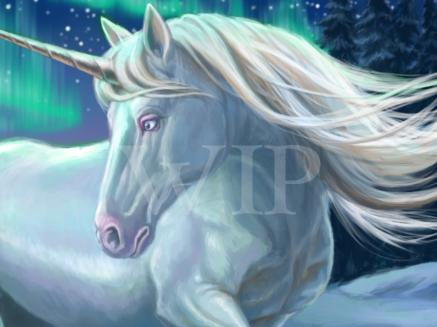 Been a while since I fed the algorithm, &amp; since it's #wipwednesday, here's a little snippet of a painting I'm working on.