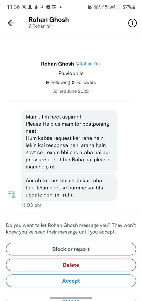 KediaRiddhima's tweet photo. "I'm literally crying &amp; feeling depressed as hell, can't reach the center on time". 
These are just a few screenshot, my entire dm is full. What are we doing with the future of this country? @dpradhanbjp @ActivistSukhpal @anubha1812 @ThePradeepRawat #NEETPG2022 #JEEMains2022 https://t.co/h9boboQK2P